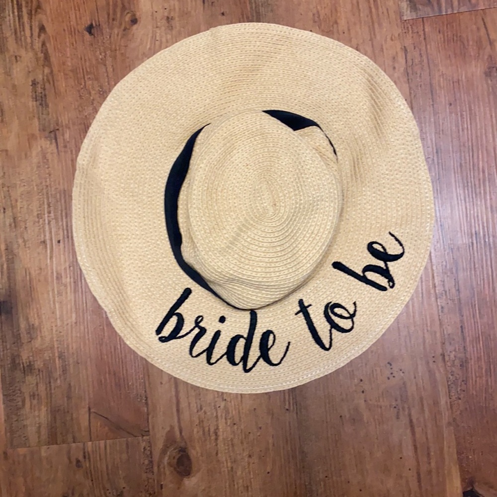 Bride to be floppy hat